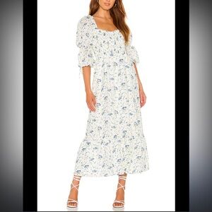 Faithfull the Brand Marita Midi Dress in Astoria Floral Print